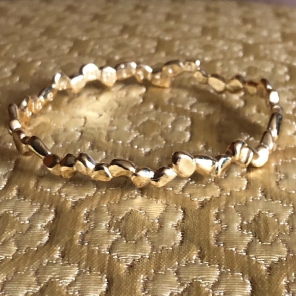 Sophia & Chloe Gold Stepping Stones Bangle with Inscription - Picture 1 of 5